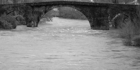 Crue sur la Nive