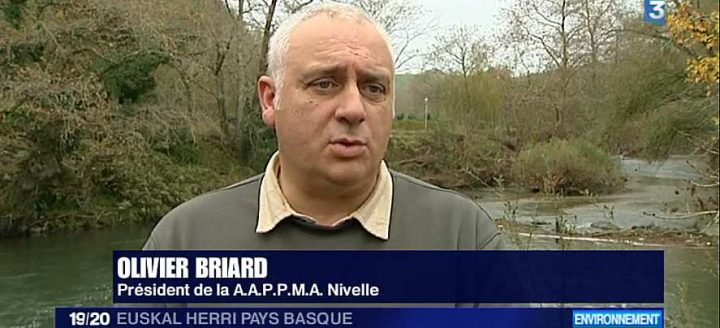 olivier Briard - président AAPPMA Côte Basque - défense du saumon de la Nivelle
